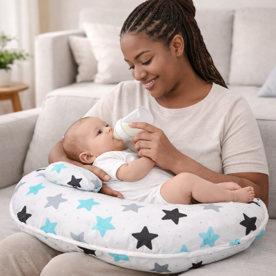 COUSSIN-D'ALLAITEMENT-BEIGNET-maman-noire-bebe-biberon
