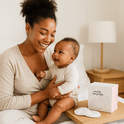 Coussinets d’allaitement jetables - Rose d'automne-mama-bebe