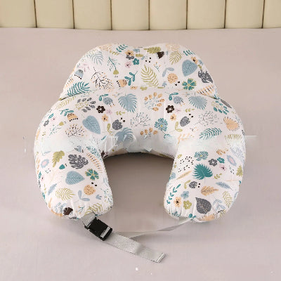 coussin d'allaitement-arctus-blanc-feuille-verte