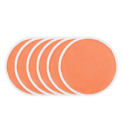 coussinets-d'allaitement lavables-jade-indien-oranges
