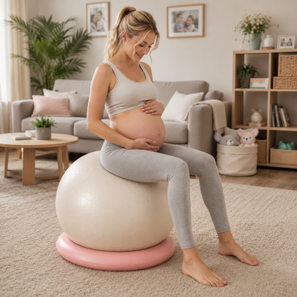 maman-blonde sur ballon-salon